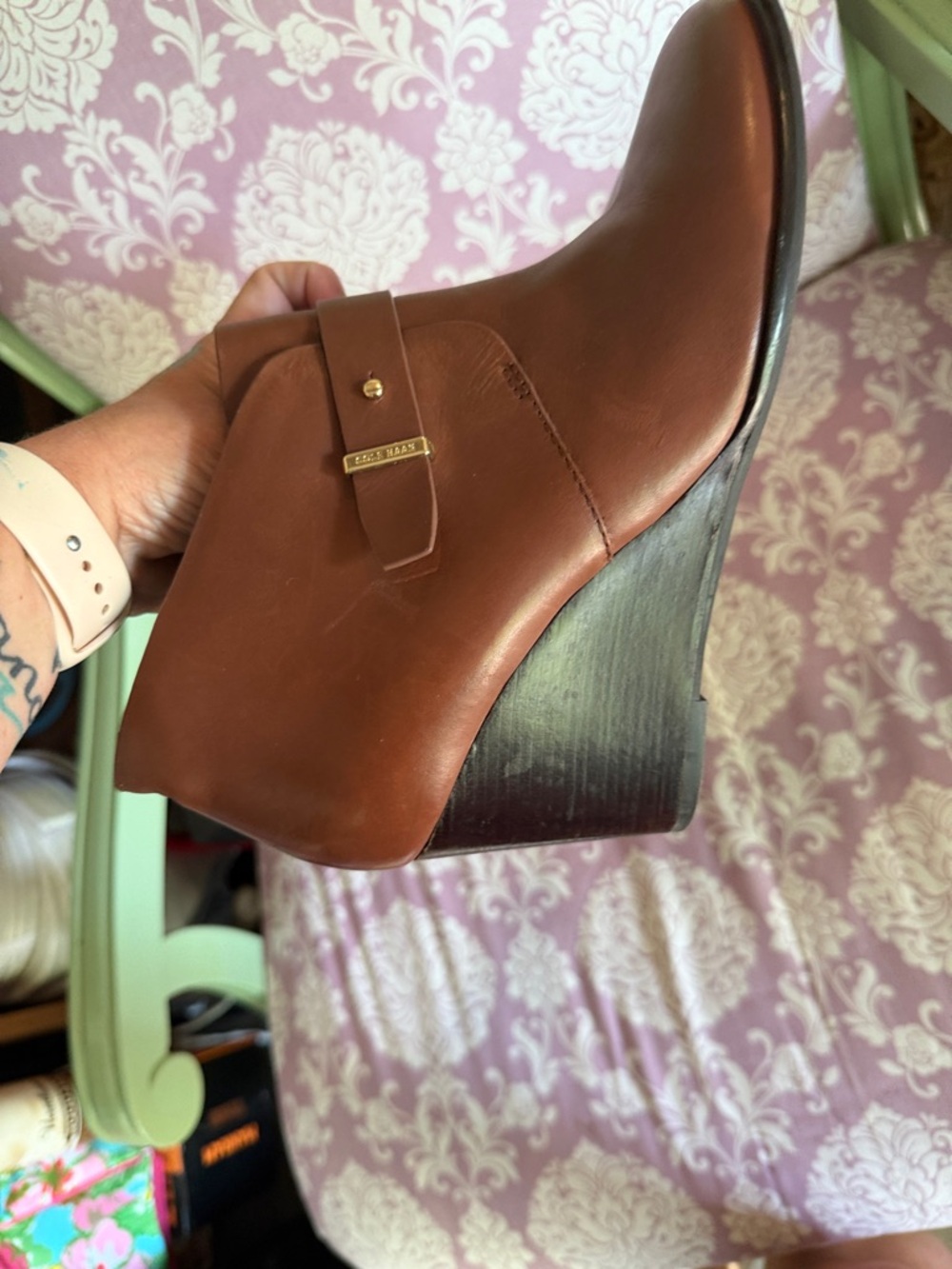 Cole Haan wedge boots